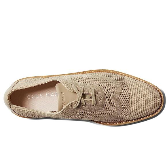 NWT Cole Haan Women's Originalgrand Platform Stitchlite Oxfords, Rye Knit-Size10 - Picture 4 of 6